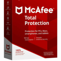 McAfee Total Protection 2020 Antivirus |1|5|10 Devices & 5 | 10 Years