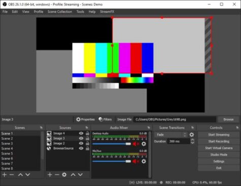 Open Broadcaster Software (OBS) Video/Screen Recorder/Live Stream